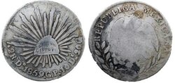 2 REALES DE DURANGO (1859/8)
