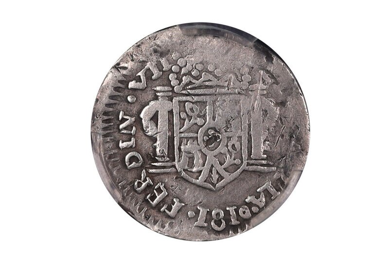 1/2 REAL LVO (ZACATECAS) 1810