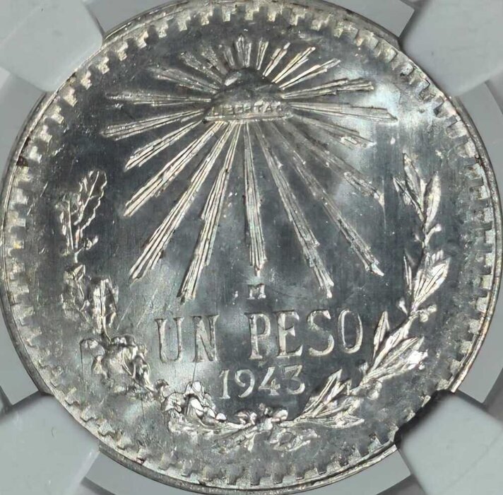 1 PESO MÉXICO 1943