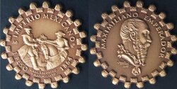 MEDALLA 3ERA SERIE PESO ALT. CON GRABADOS DEL 2DO IMPERIO