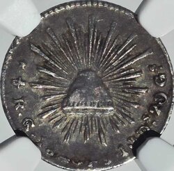1/2 REAL GUANAJUATO 1840 PJ