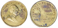 MEDALLA PORFIRIO DIAZ FESTIVAL DE CARIDAD (1898)