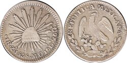 1 REAL DE ZACATECAS (1858)