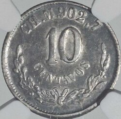 10 CENTAVOS CHIHUAHUA 1874 M