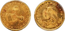 1 ESCUDO MEXICO (1831)