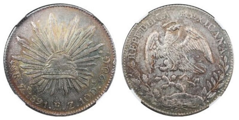 8 REALES ZACATECAS (1891)