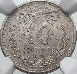 10 CENTAVOS MÉXICO 1910/00