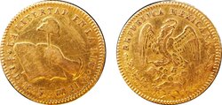 1/2 ESCUDO DURANGO (1835/2)