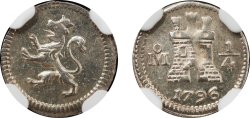 1/4 REAL CARLOS IV (1796)