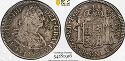 2 REALES CAROLUS IIII 1799 FM