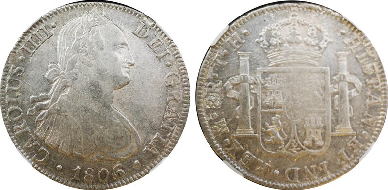 8 REALES CARLOS IV (1806)