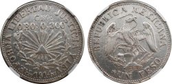 1 PESO GUERRERO (1914)