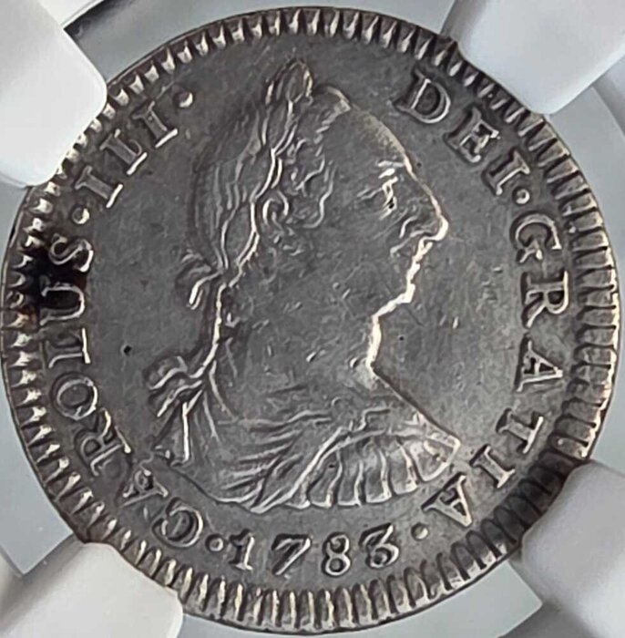 1 REAL CAROLUS III 1783 FF