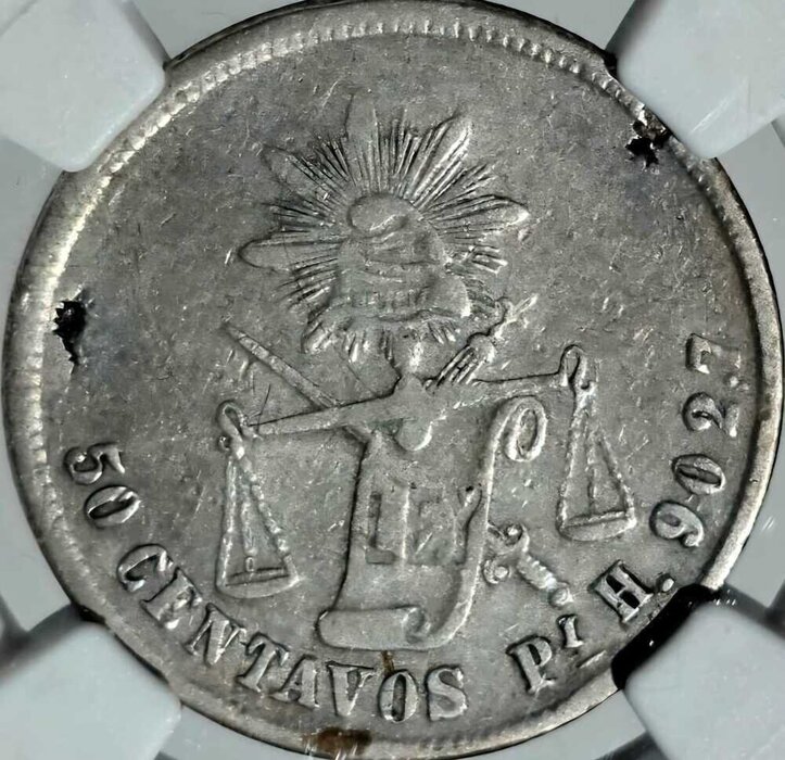 50 CENTAVOS POTOSÍ 1885 H