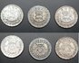 LOTE DE 3 PIEZAS DE 1/2 REAL (1745-1748-1749)