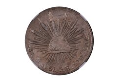 8 REALES HERMOSILLO 1868 PR