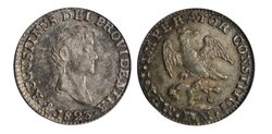 ½ REAL ITURBIDE (1823)